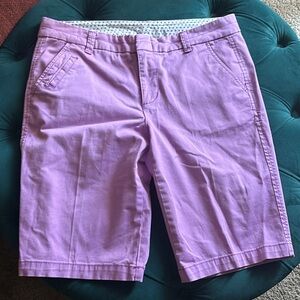 JCP Bermuda Shorts Sz 6 Violet Purple